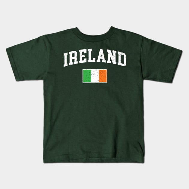 Ireland Flag Shirt St Patricks Day Gifts Irish Flag T-shirt Kids T-Shirt by vo_maria